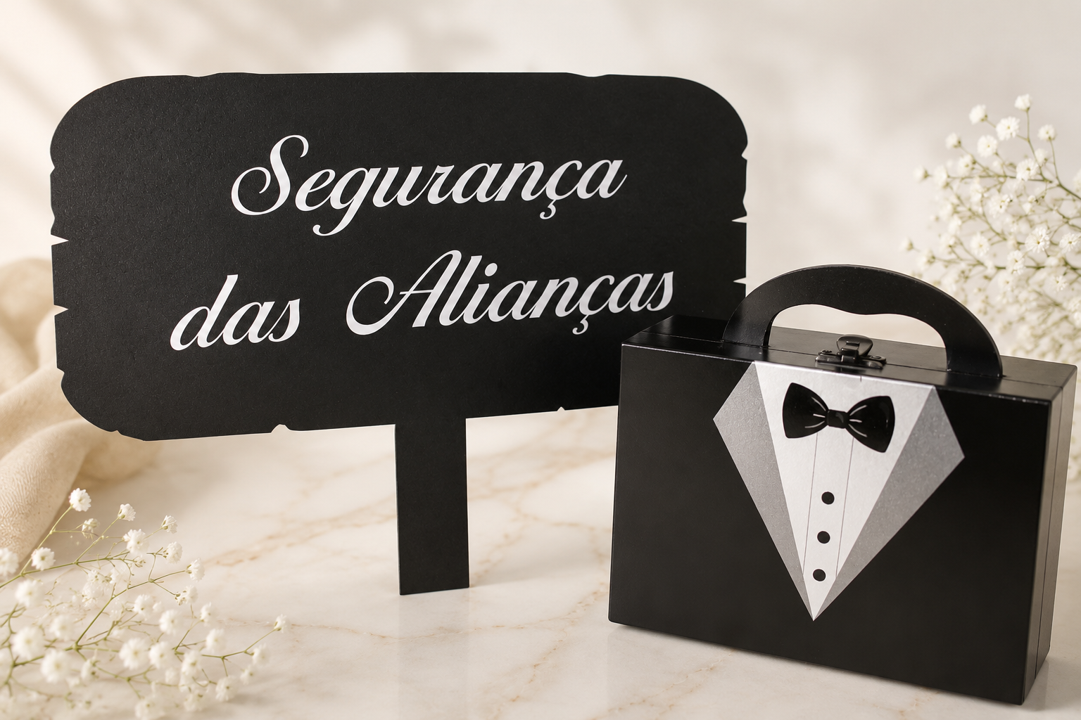 Porta Alianças Casamento Segurança