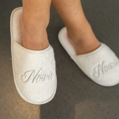 Imagem do produto Chinelos Noiva Casamento Bordado