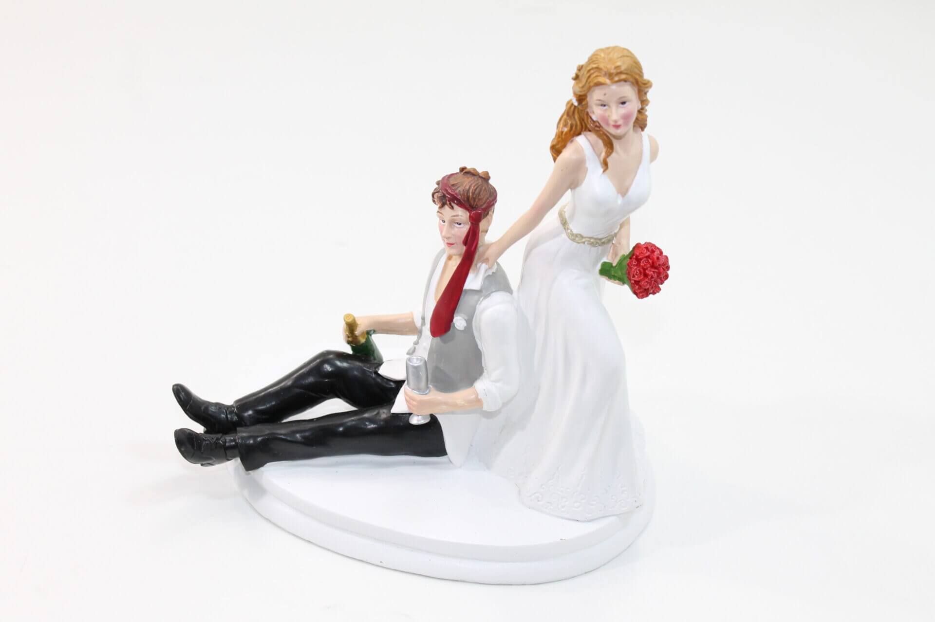 Topo Bolo Casamento Bêbado