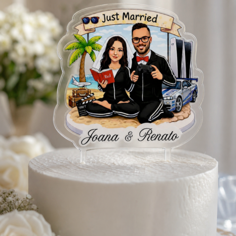 Imagem do produto Topo Bolo Casamento Impresso