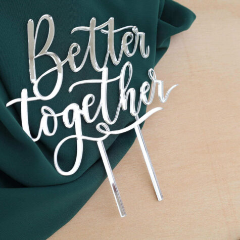 Wedding Cake Topper Image Words