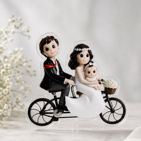 Imagem do produto Topo Bolo Casamento Bicicleta