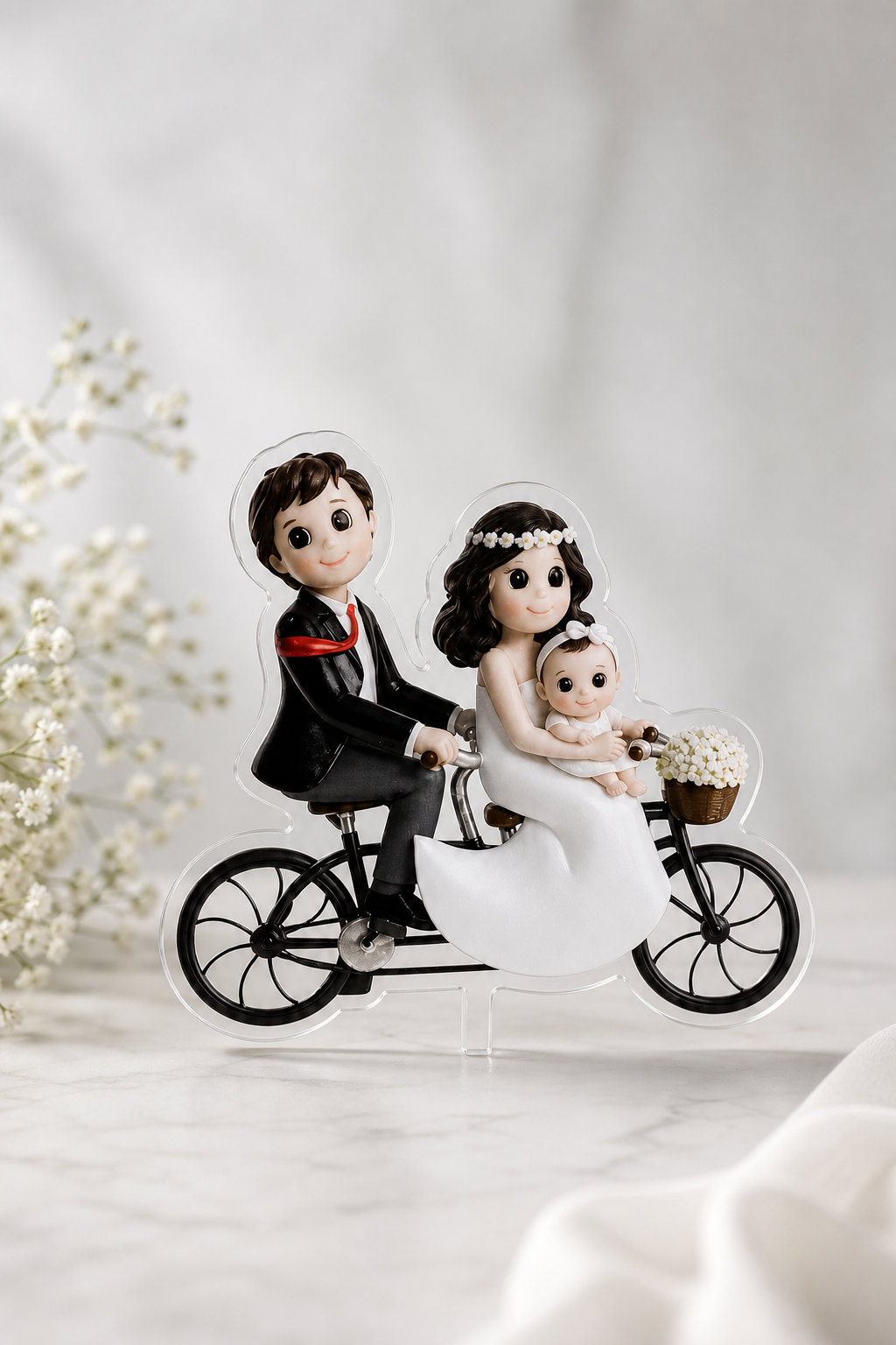 Topo Bolo Casamento Bicicleta 1