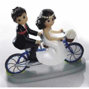 Topo Bolo Casamento Bicicleta