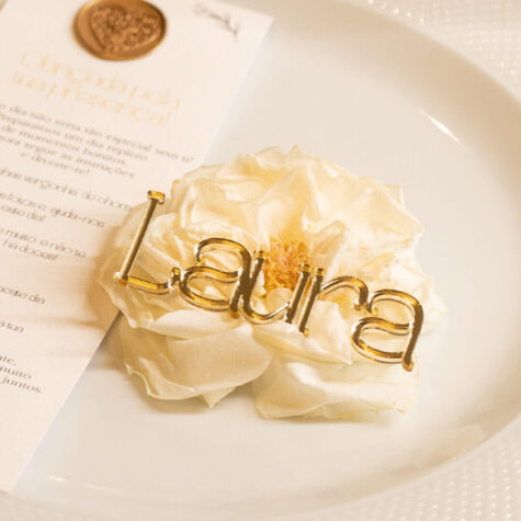 Imagem do produto Marcador Lugar Acrílico Elegante