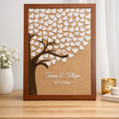 Imagem do produto Quadro Dedicatórias Mensagens Casamento