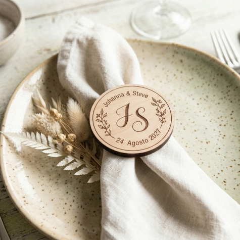 Imagem do produto Lembrança Casamento Madeira Redondo