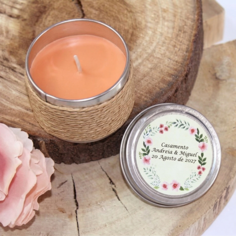 Imagem do produto Lembrança Casamento Vela Aroma