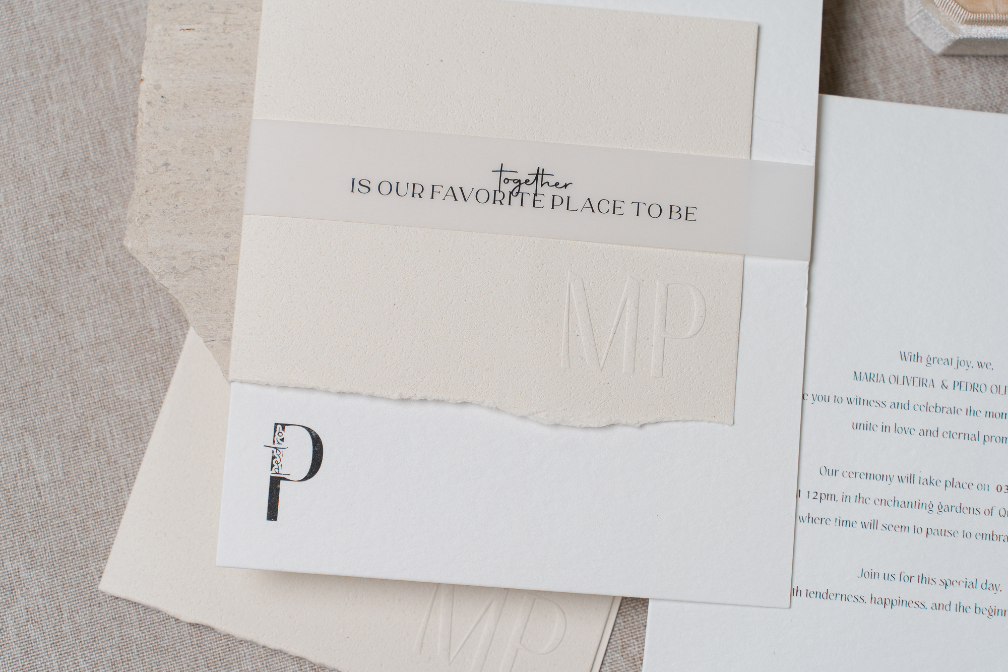 Convites Casamento Elegante Vertical 10