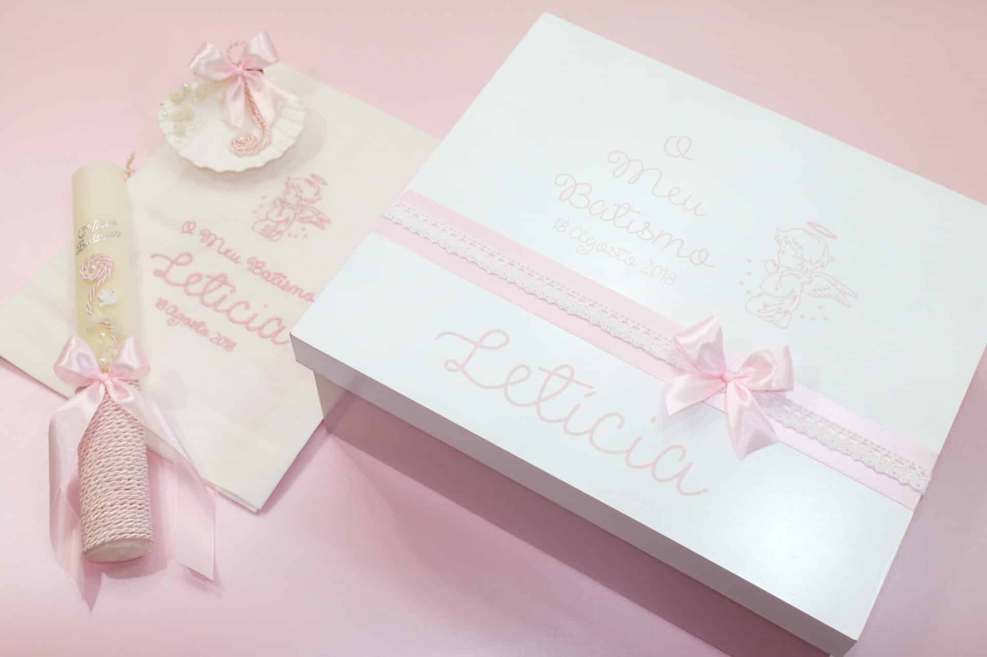 Concha Batizado Caixa Anjo