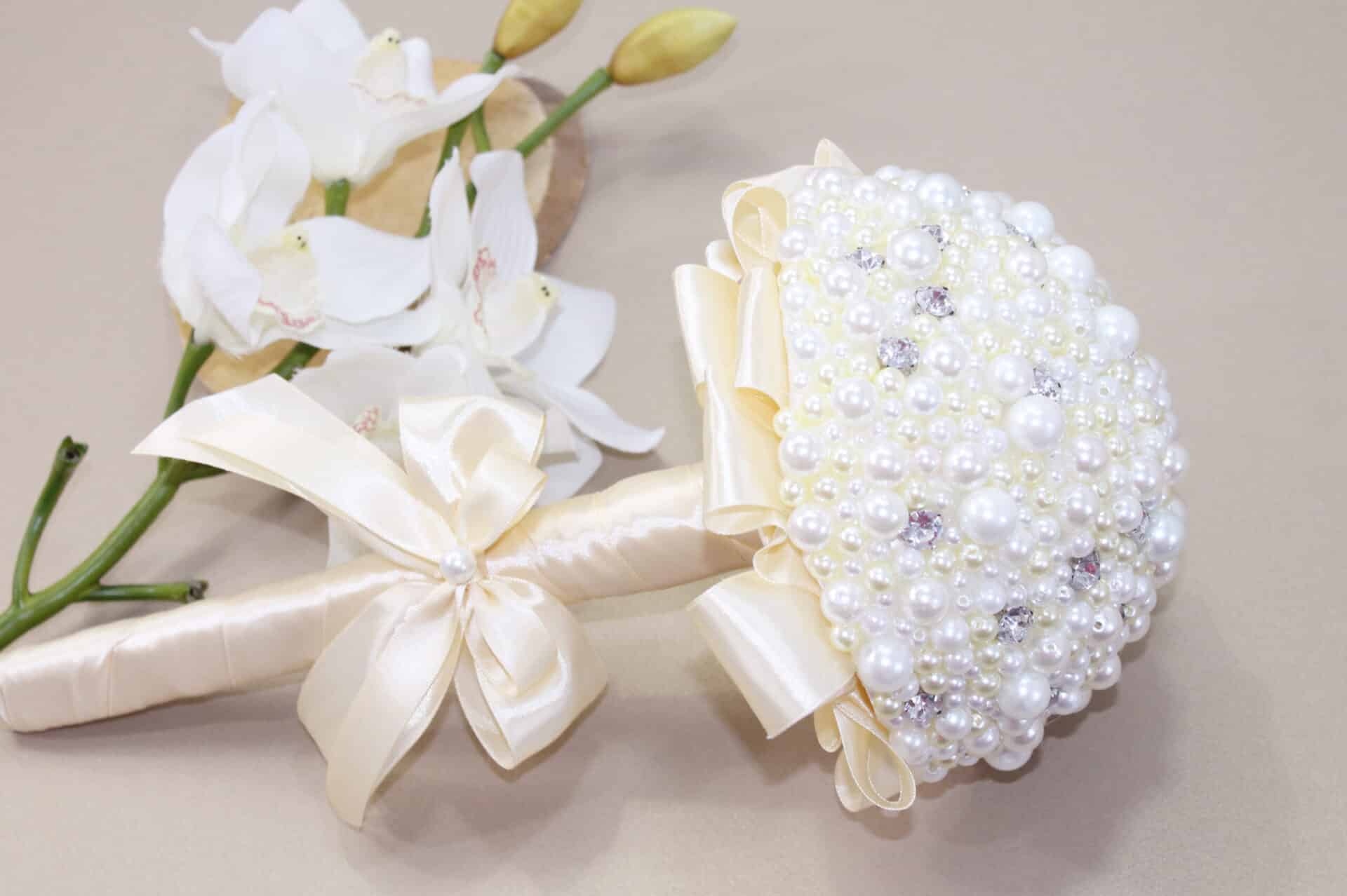 Ramo Noiva Pérolas Casamento