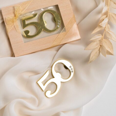 Imagem do produto Lembrança Bodas Ouro Abridor