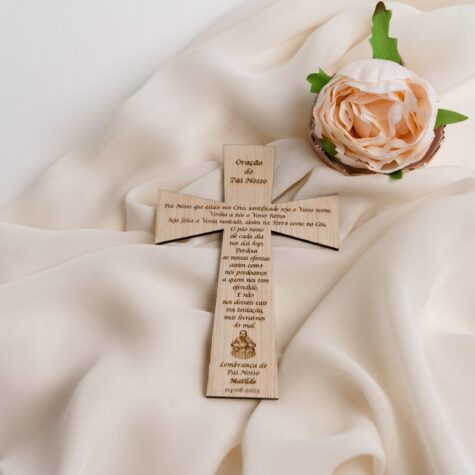 Imagem do produto Brinde Comunhão Cruz Madeira