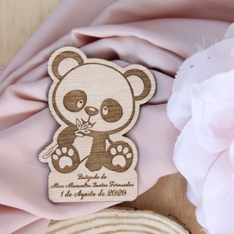 Imagem do produto Lembrança Batizado Íman Madeira