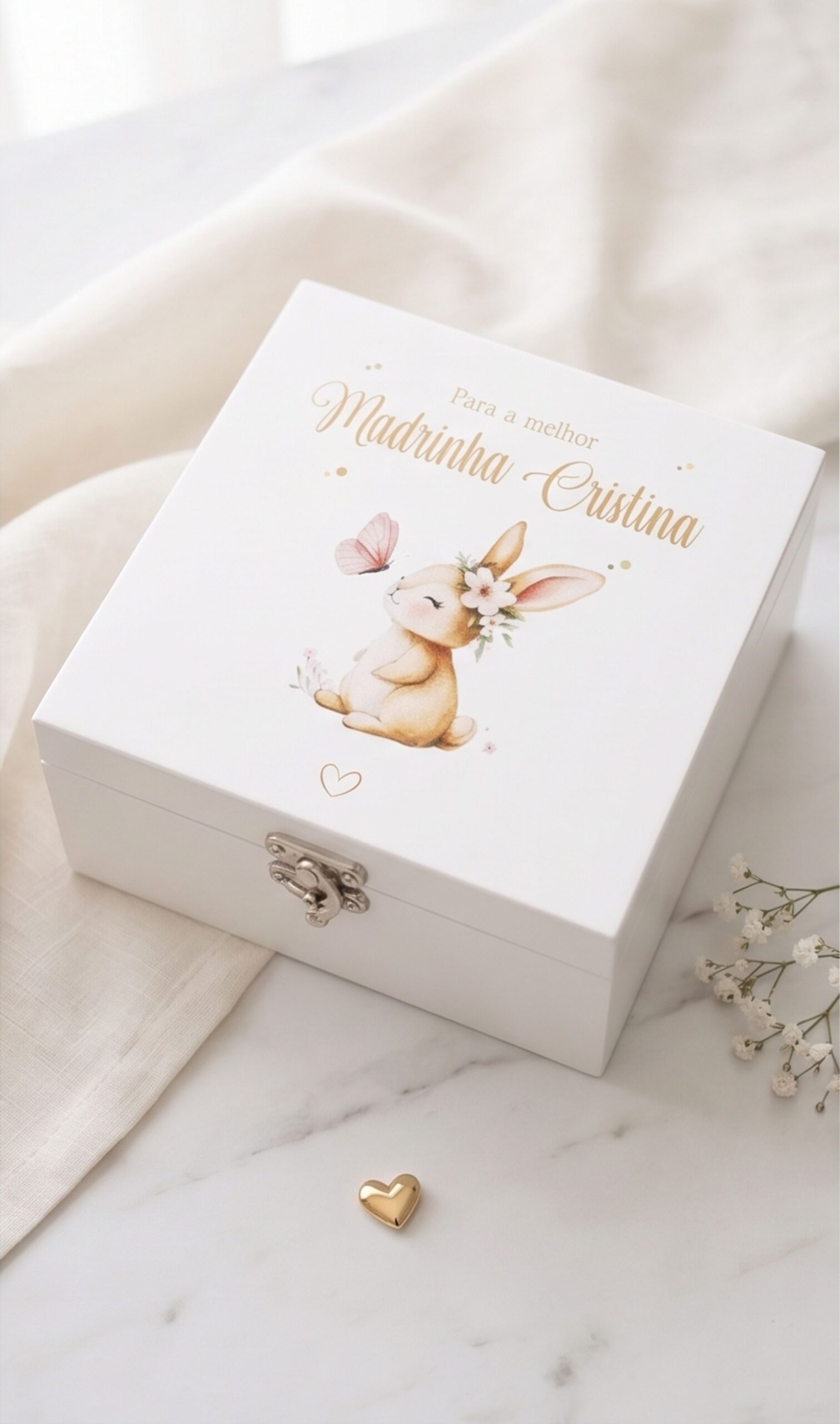 Lembrança Caixa Vela Laço