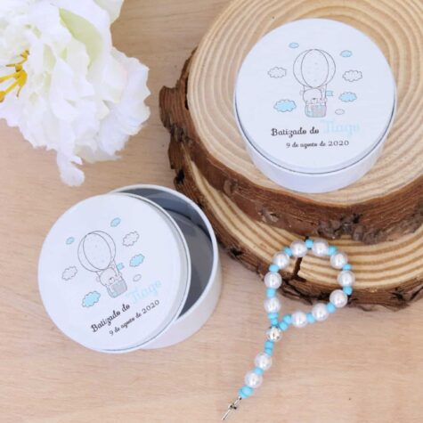 Imagem do produto Lembrança Batismo Latinha Dezena