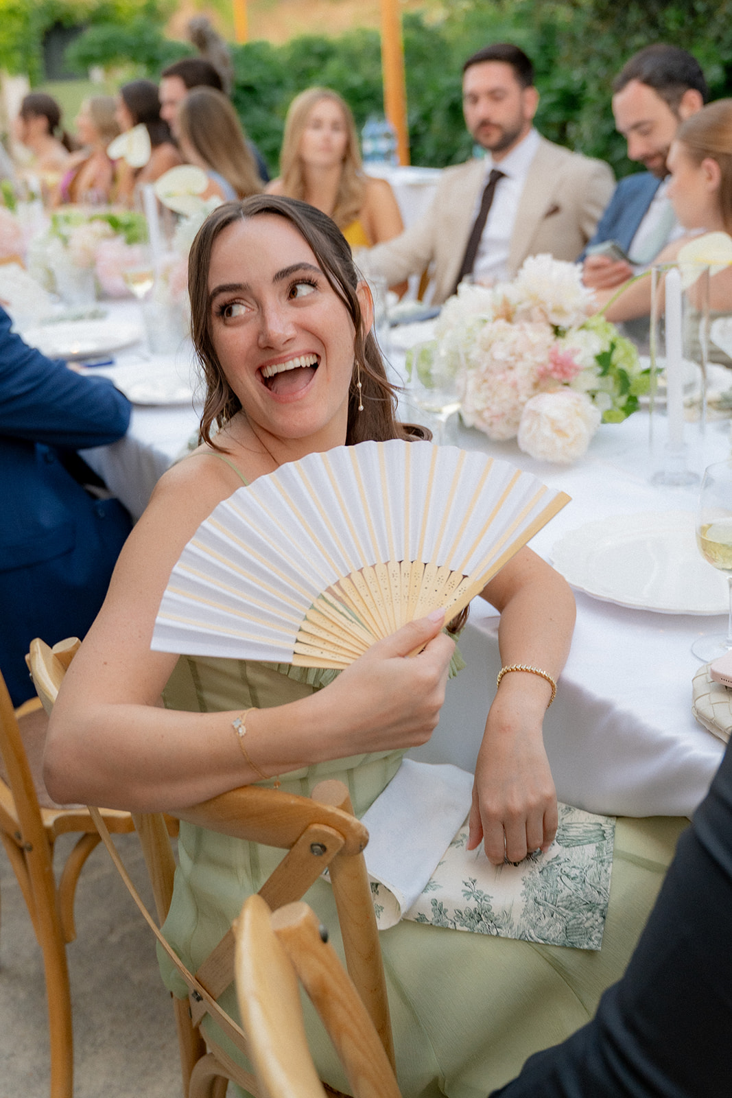 Lembrança Casamento Leque Madeira 9