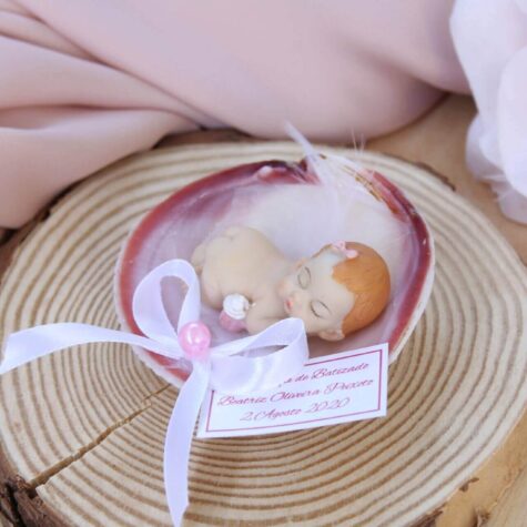 Imagem do produto Lembrança Batismo Concha Bebé