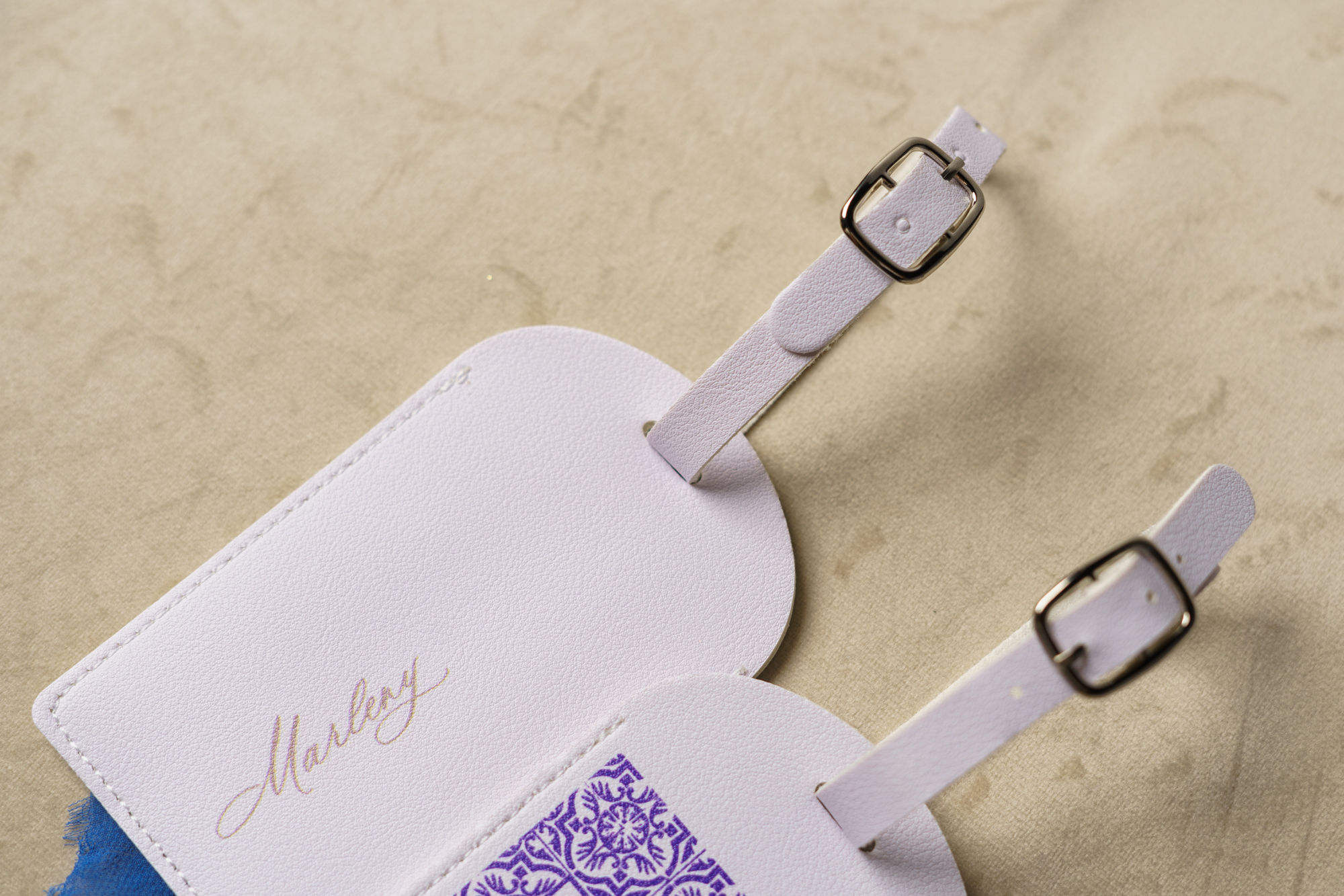 Lembrança Casamento Simples e Elegante - etiqueta mala viagem 4