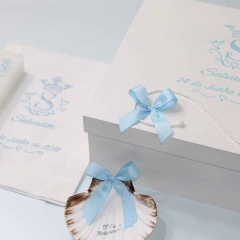 Imagem do produto Conjunto Batismo Menino Azul