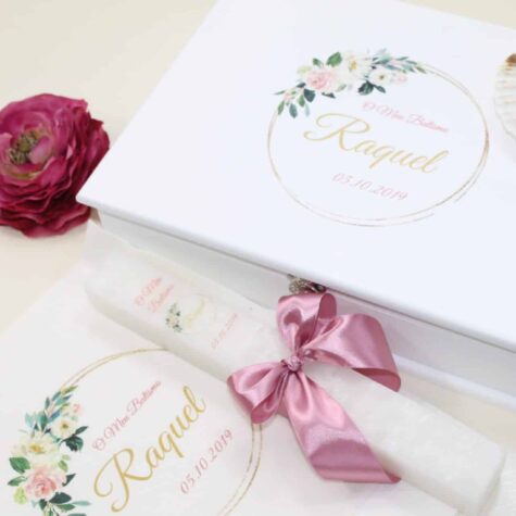 Imagem do produto Conjunto Batismo Caixa Florido