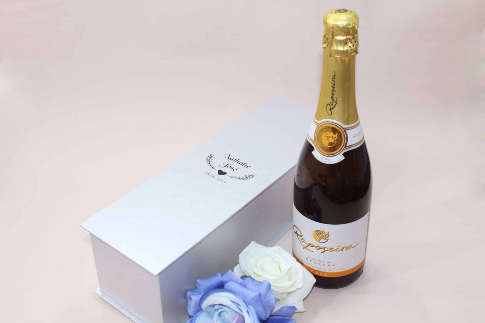 Lembrança Casamento Padrinhos Champanhe