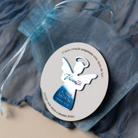Imagem do produto Lembrança Batizado Íman Anjo