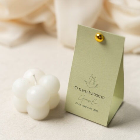 Imagem do produto Lembrança Batizado Vela Decorada