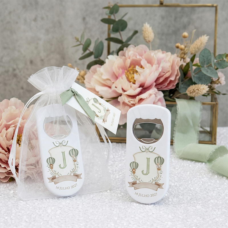 Lembrança Batizado Saco Cápsulas