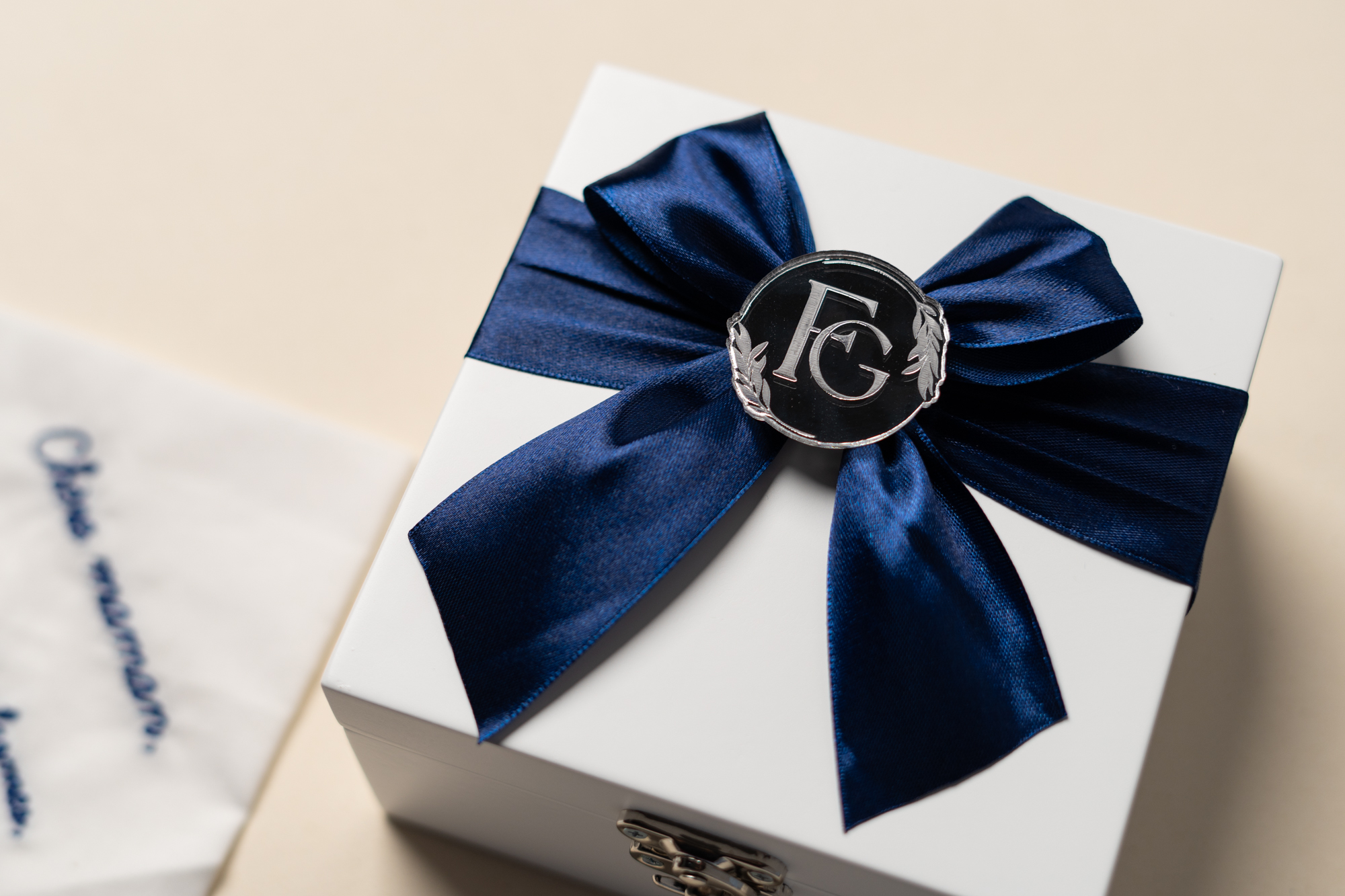 Lembrança Casamento Padrinhos Lenço 3