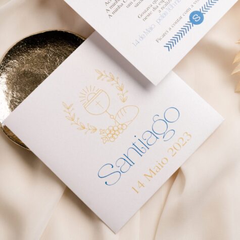 Imagem do produto Convite Comunhão Simples e Moderno