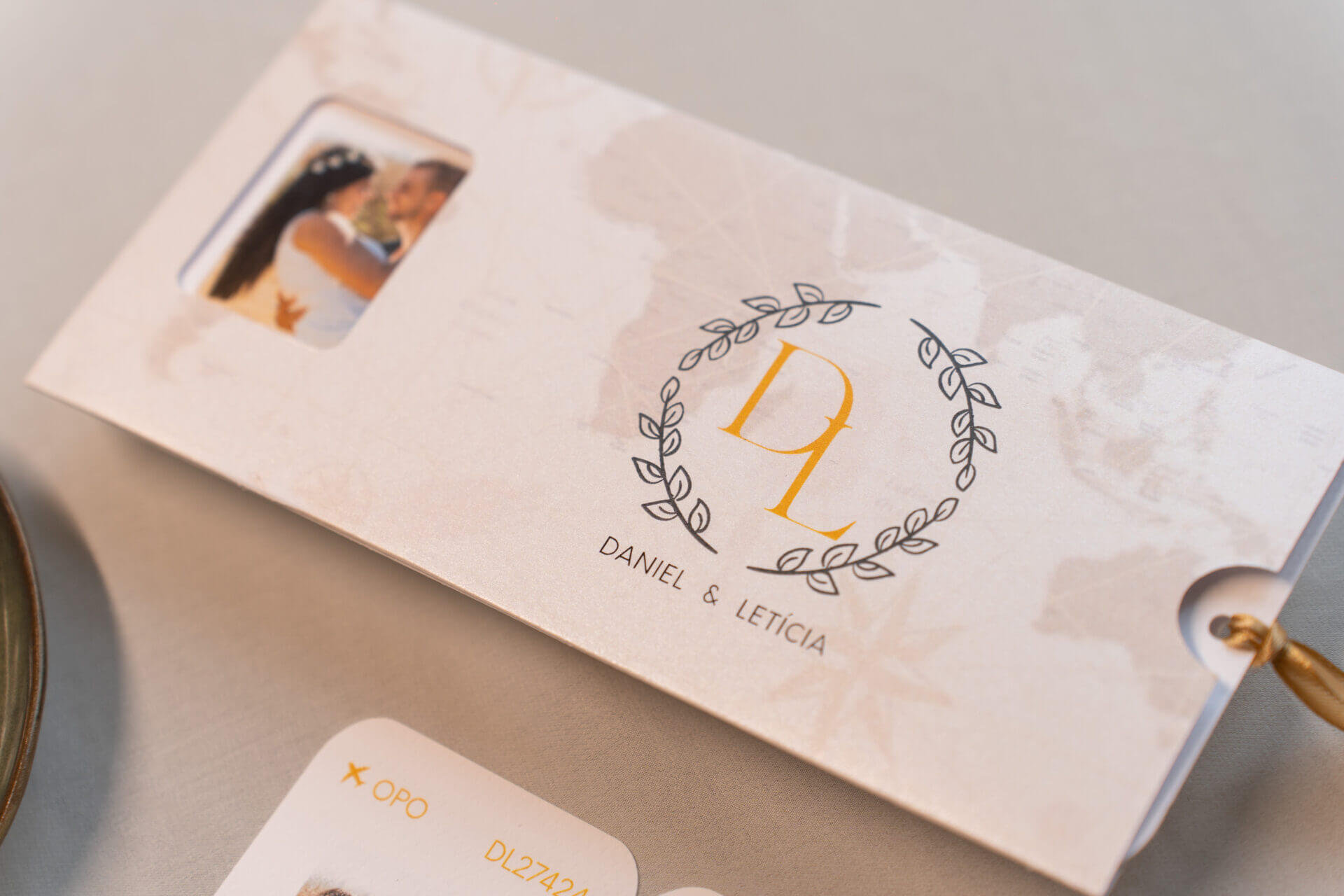 Convite Casamento Viagens Ticket - Image 3