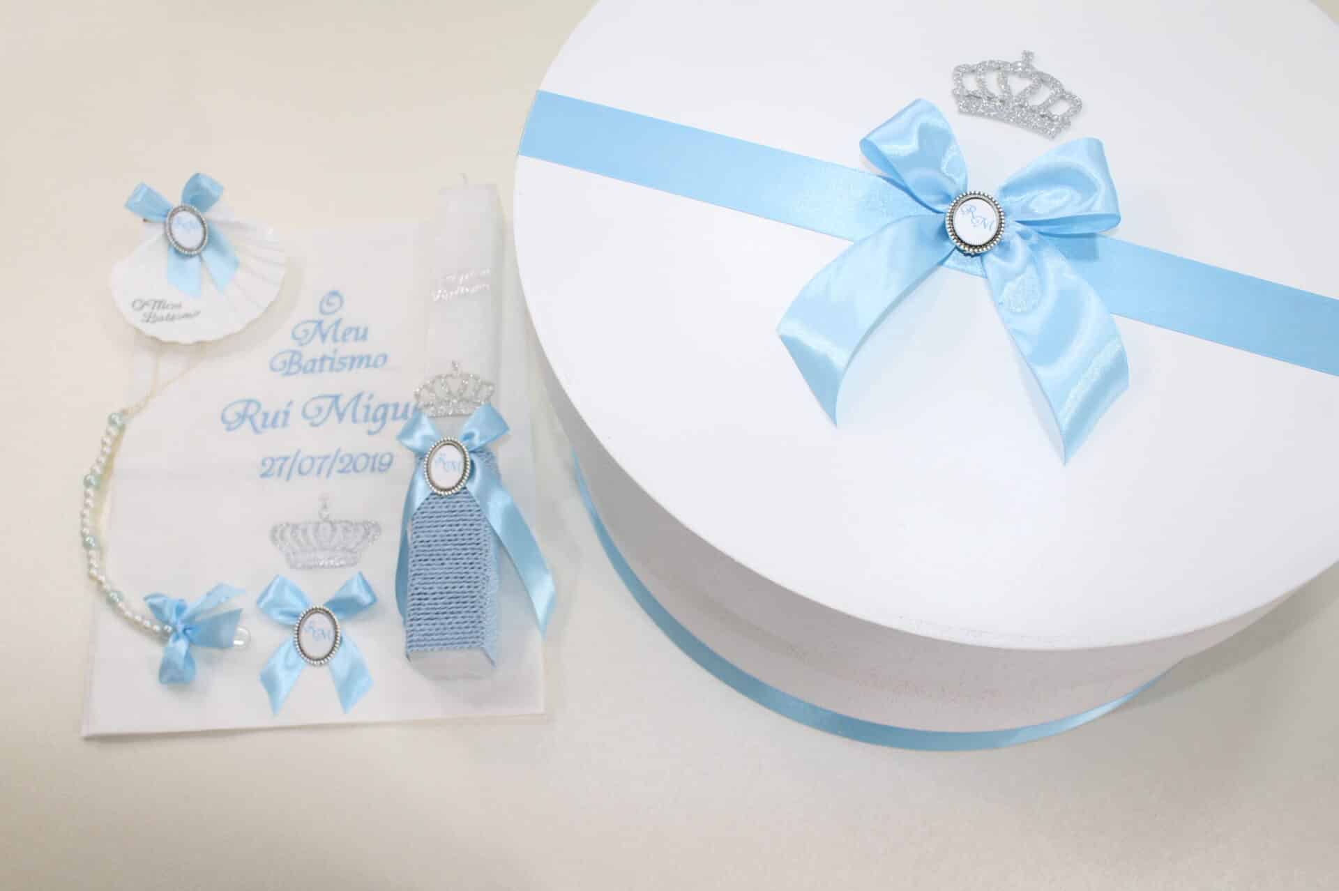 Vela Batismo Medalha Coroa-G