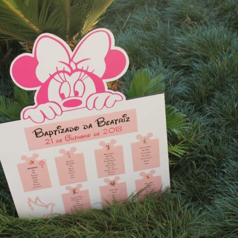 Imagem do produto Placard Quadro Batizado Minnie