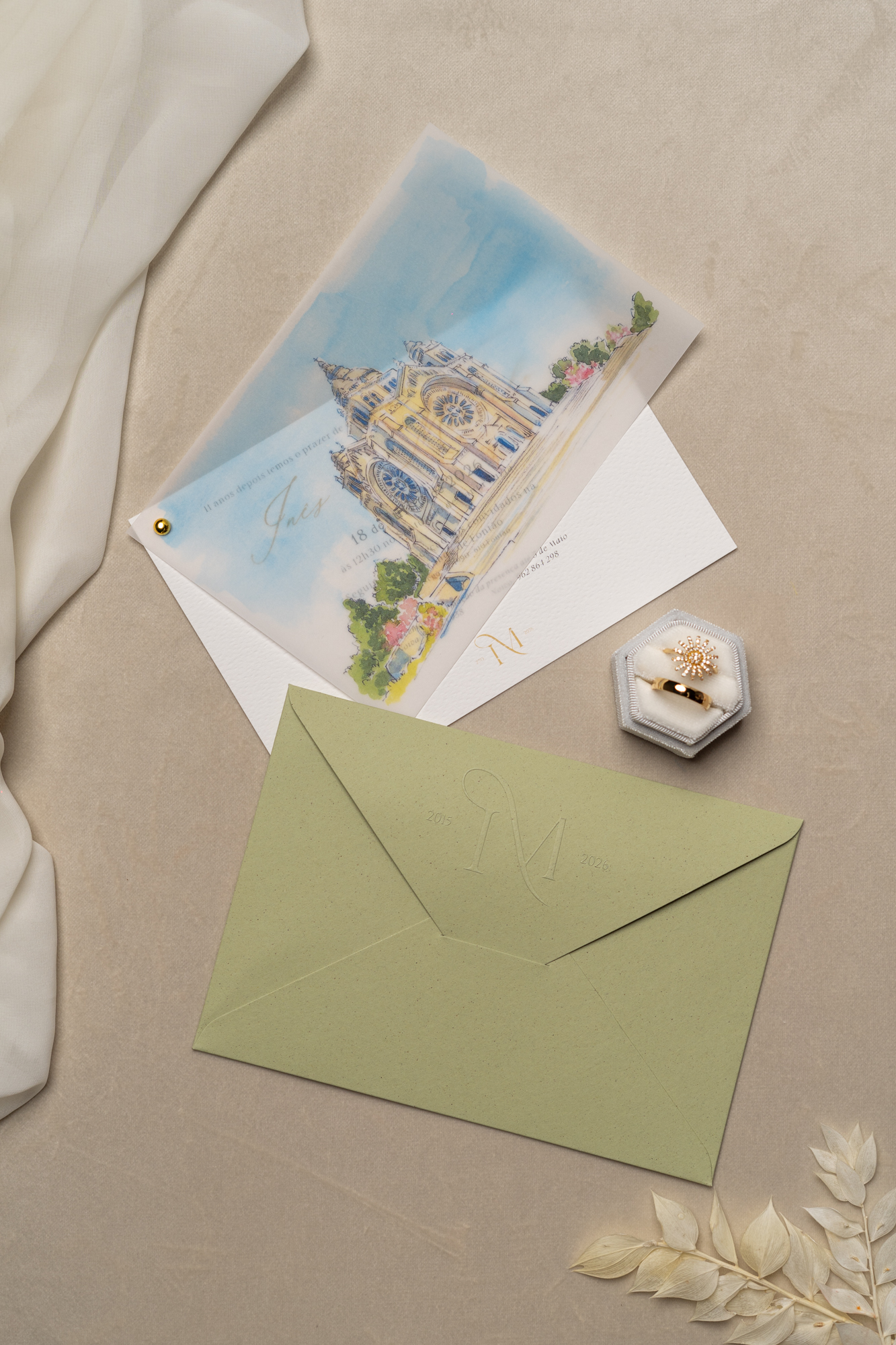 Convites Casamento Rendado Quadrado