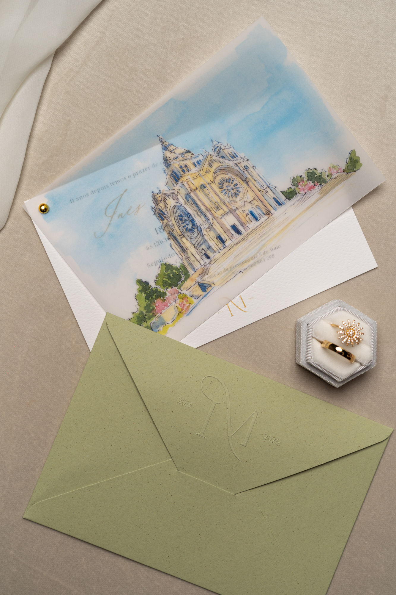 Convites Casamento Rendado Quadrado 2