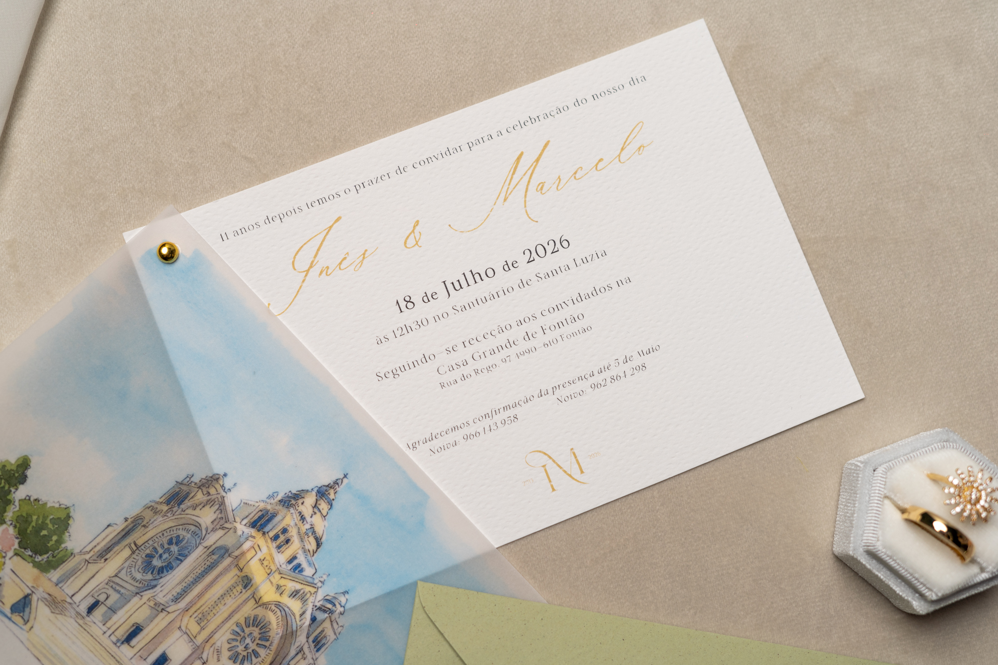 Convites Casamento Rendado Quadrado 5