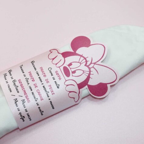 Imagem do produto Ementa Batizado Tema Minnie