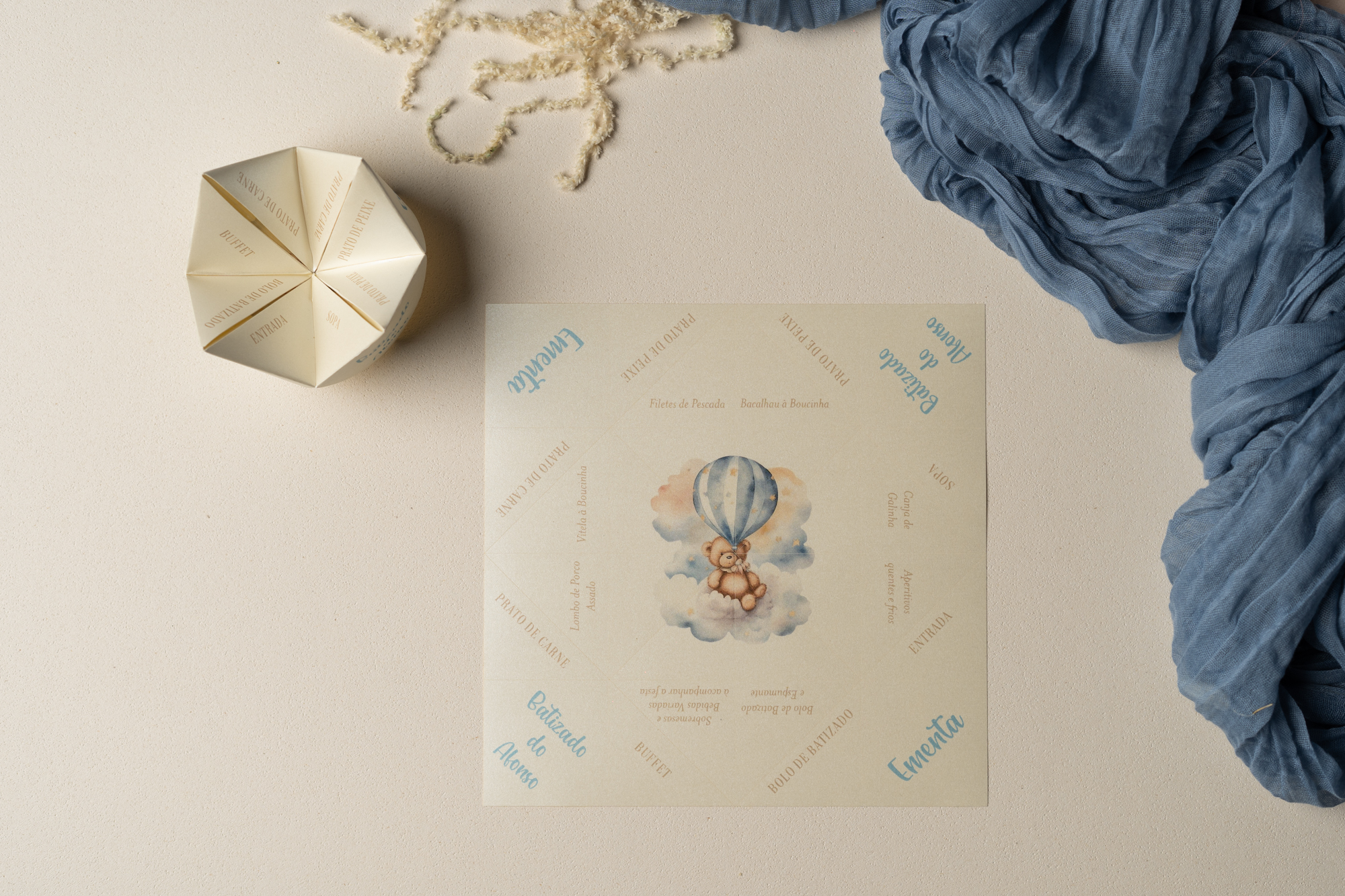 Ementas de Batizado Tema Cocas