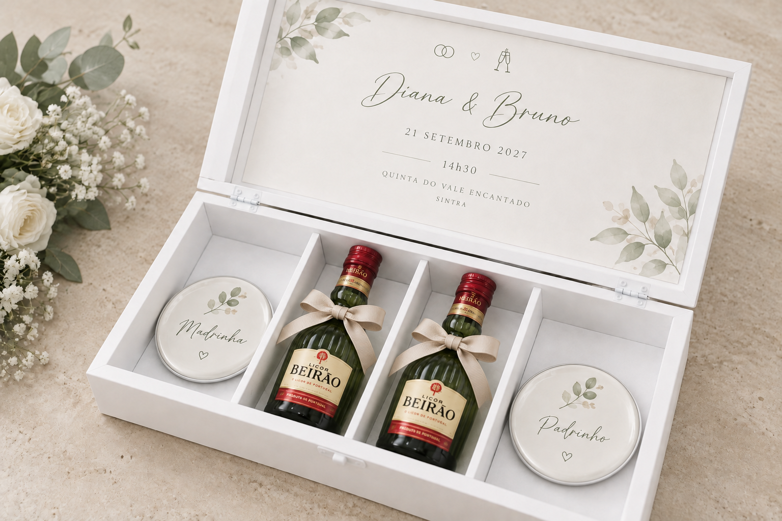 Convite Padrinhos Casamento BeirãoPin