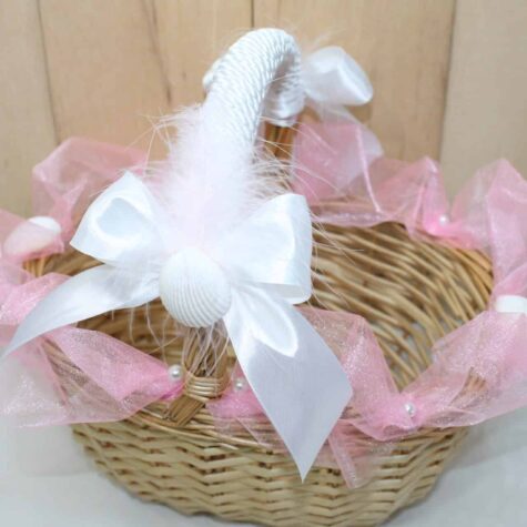 Imagem do produto Cesta Natural Batismo Concha-L