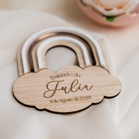 Imagem do produto Lembrança Batizado íman Arco-íris