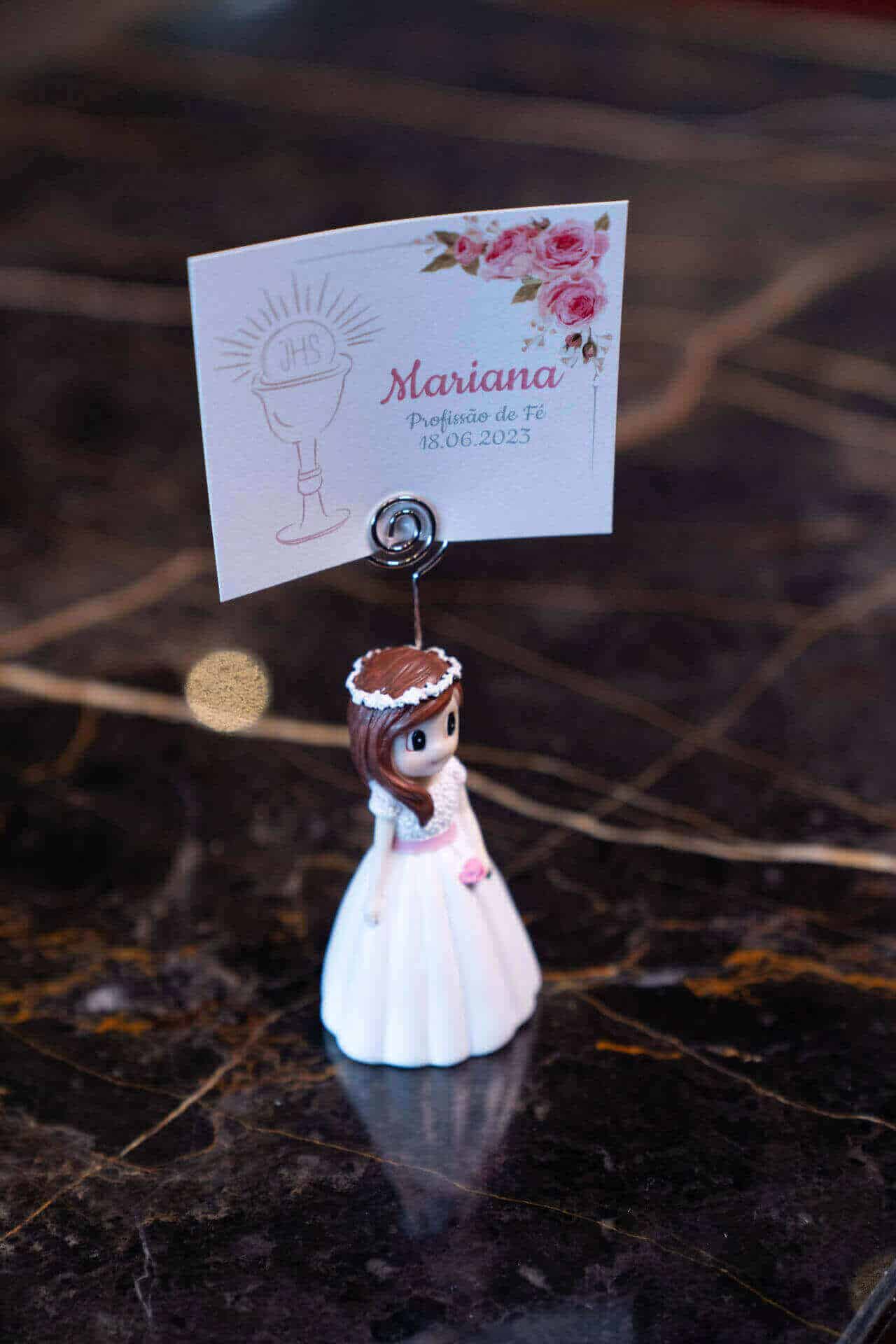 Lembrança Comunhão Menina Foto