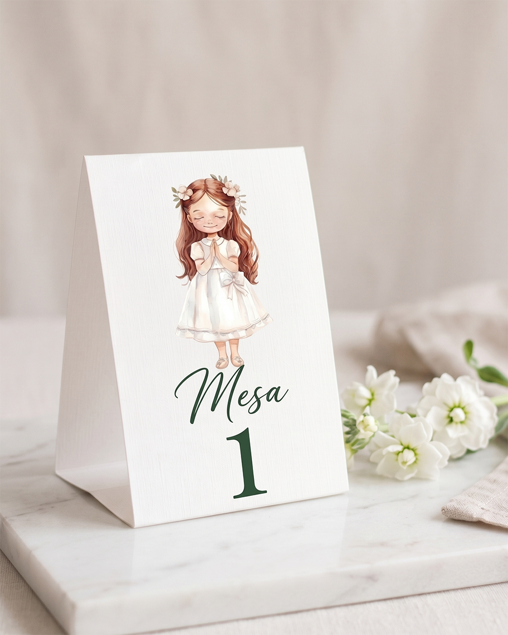 Marcador Mesa Tema Principe 1