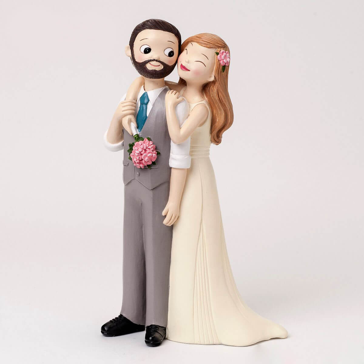 Topo Bolo Casamento Barbudo
