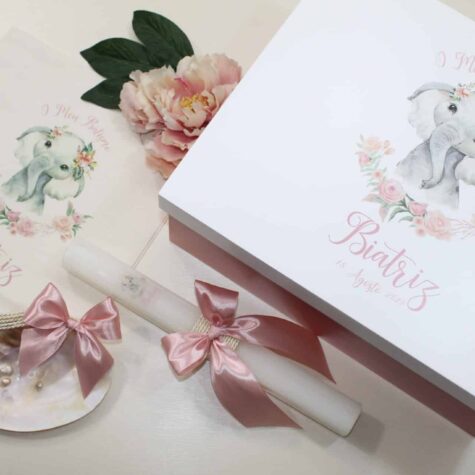 Imagem do produto Conjunto Batismo Personalizada Laço