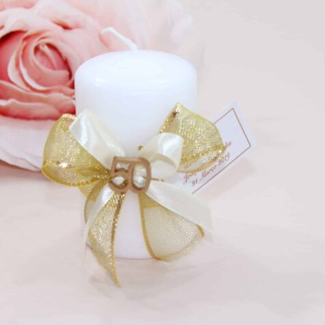 Imagem do produto Lembrança Bodas Ouro Vela
