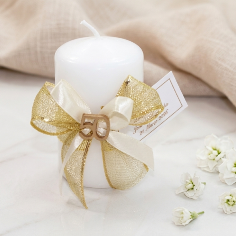 Imagem do produto Lembrança Bodas Ouro Vela