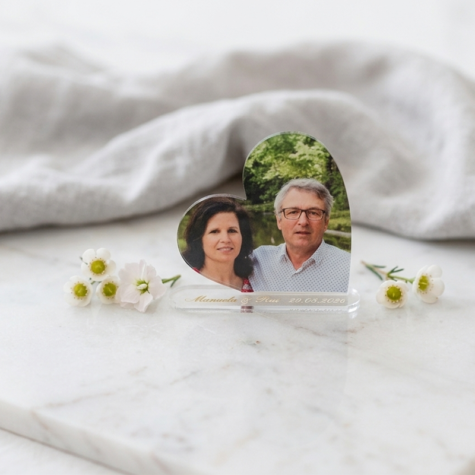 Imagem do produto Lembrança Bodas Prata Acrílico