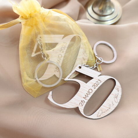 Imagem do produto Lembrança Bodas Ouro Chaves